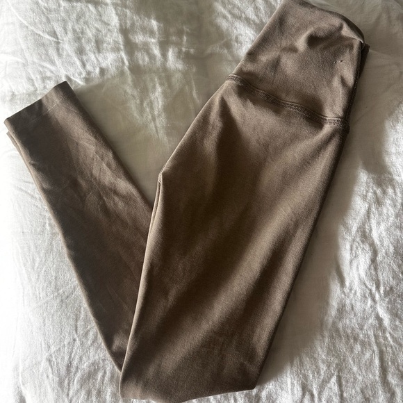 Brown High-Waisted Leggings - Picture 1 of 5